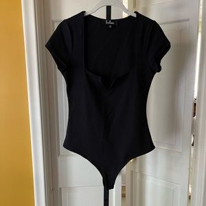 Lulu's Black Bodysuit